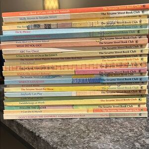 Sesame Street Book Club Collection - Yellow, Blue, Red, Green